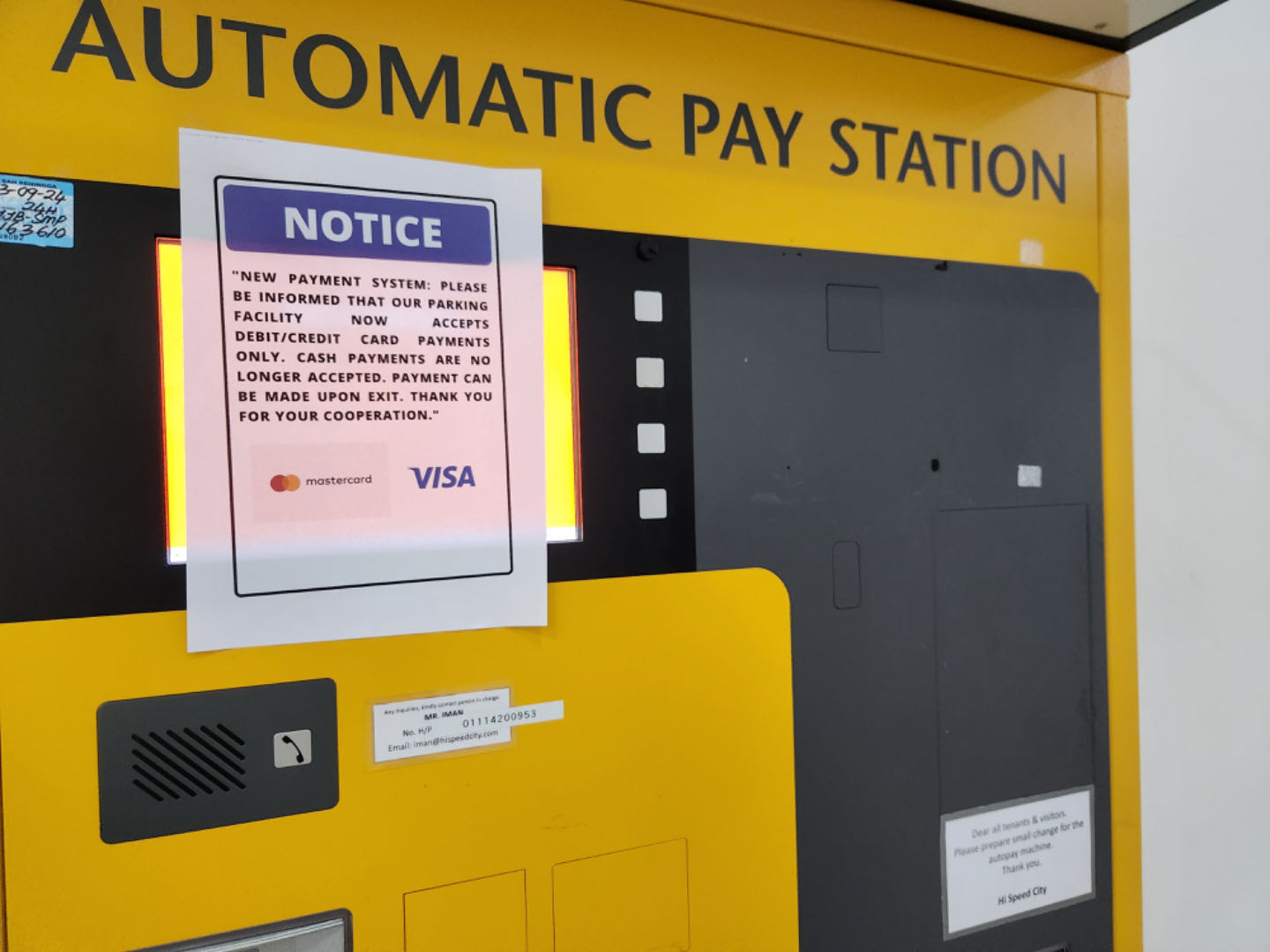 No Autopay Machine